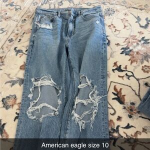 American Eagle Distressed Blue Jeans